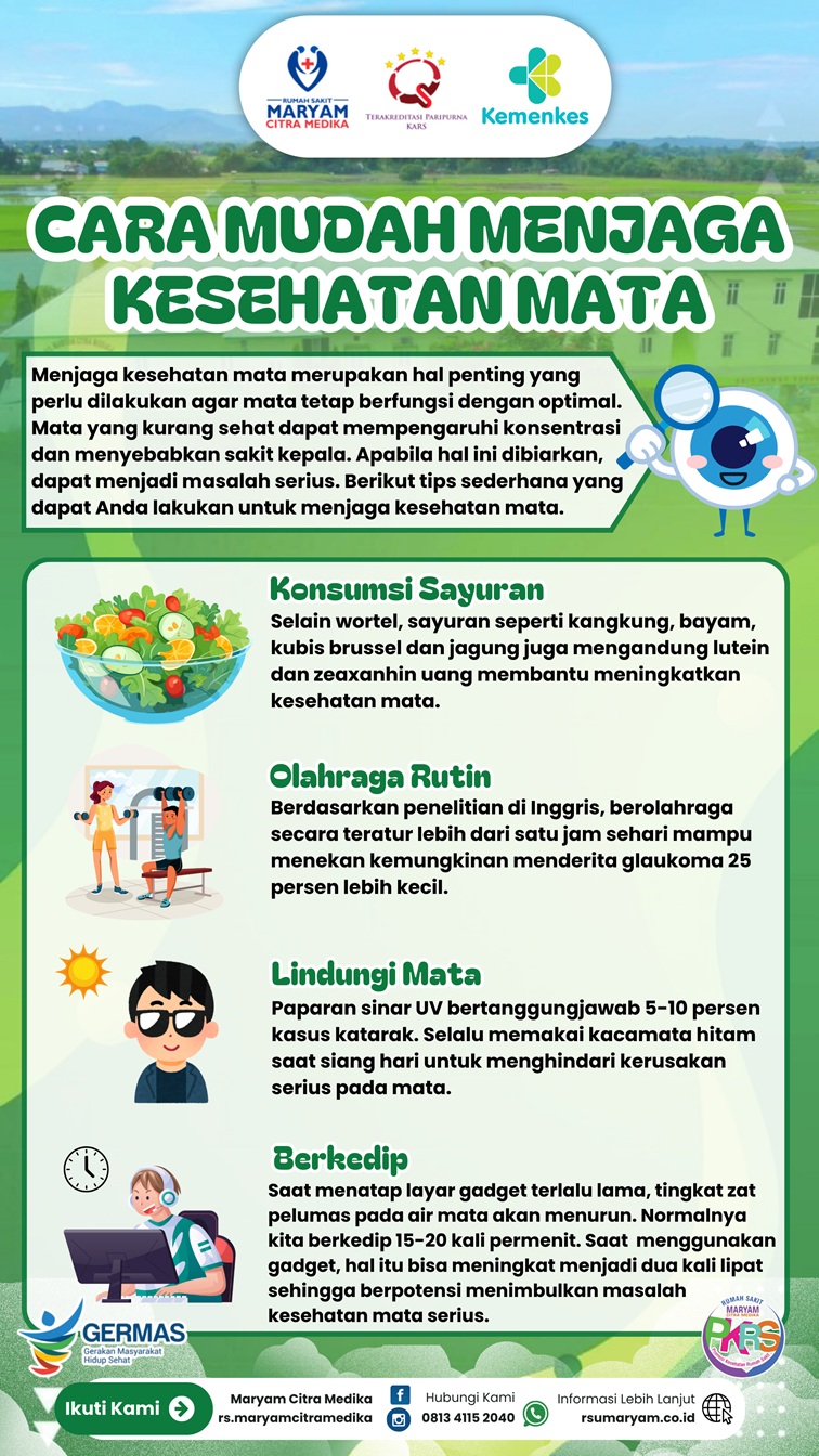 Cara Mudah Menjaga Kesehatan Mata